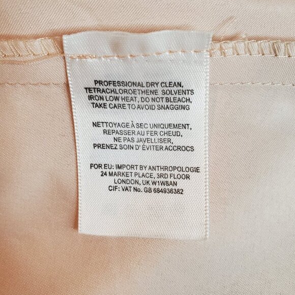 Anthropologie BHLDN SZ 4 Jenny Yoo Collection Blush Pink Dolly Dress Gown Maxi - Picture 11 of 12